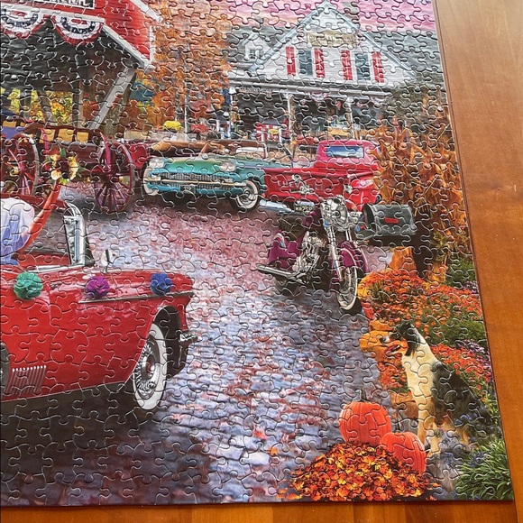 White Mountain Puzzles Honeymoon Covered Bridge 1000 Piece Puzzle - Picture 10 of 10